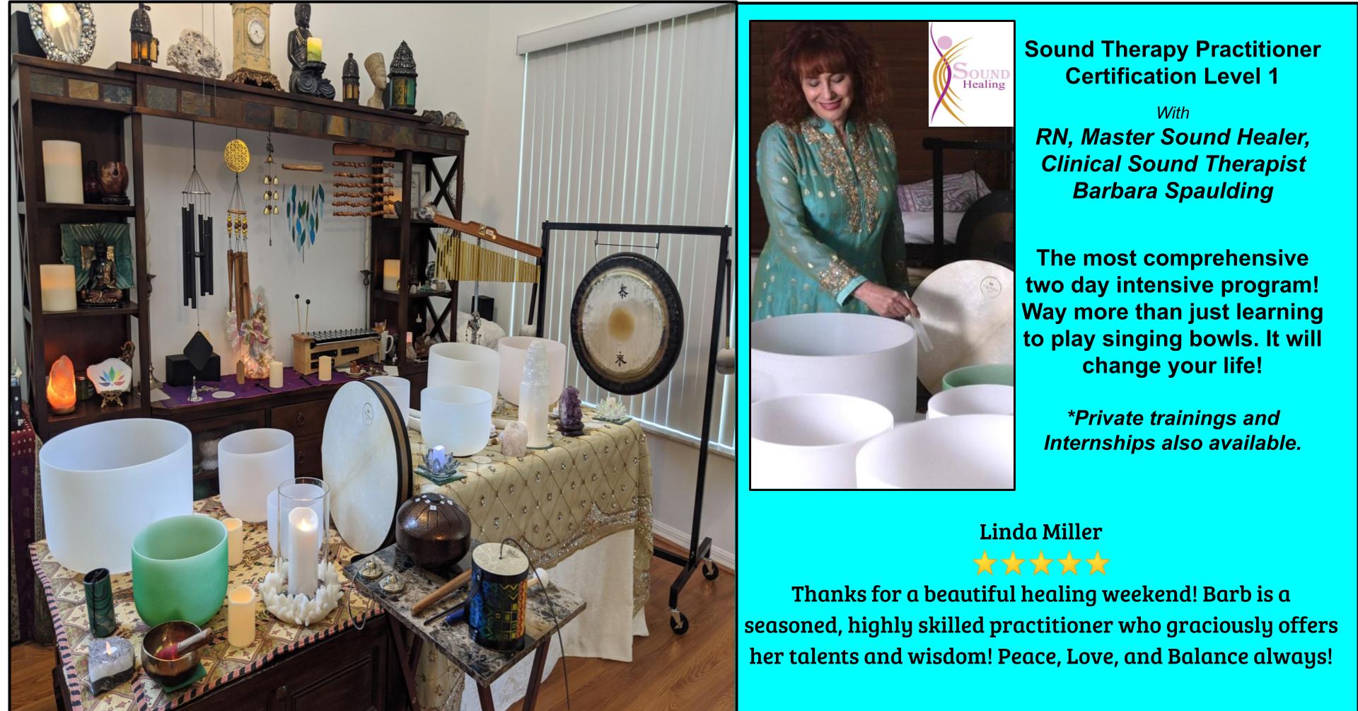 Sound Healing Therapy Certification Intensive Training Martin County Sound Healing Therapy Certification Intensive Training Martin County