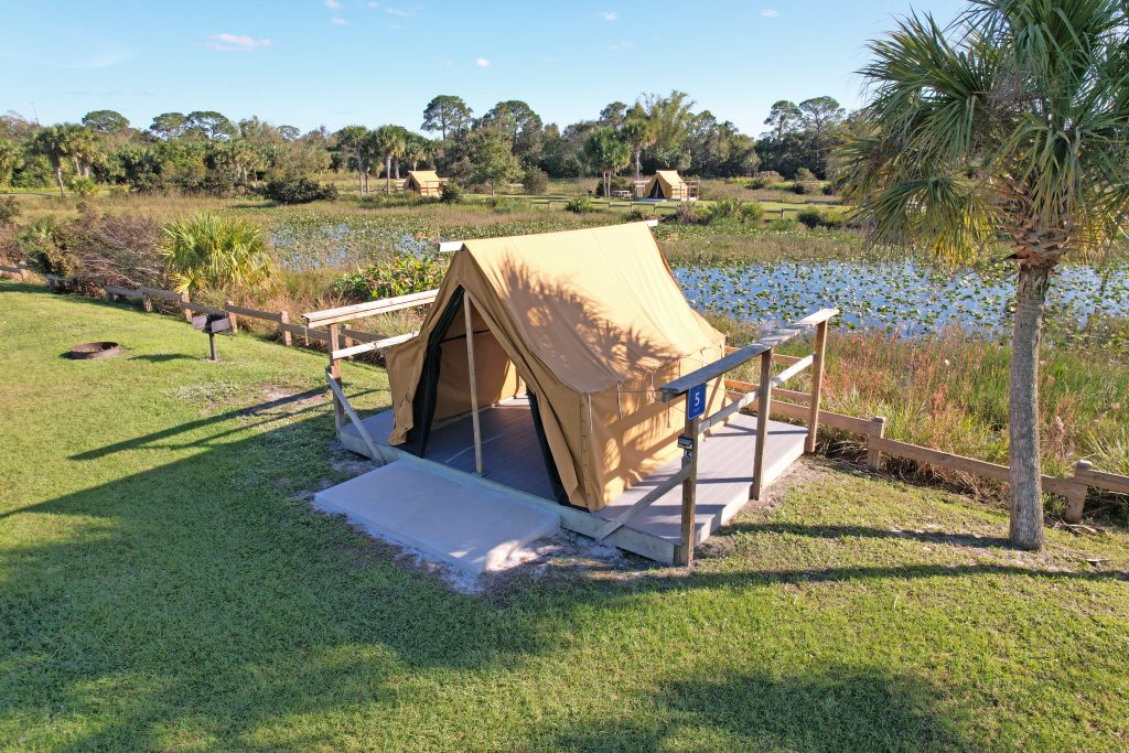 Adventure Tent at Phipps Park Campground