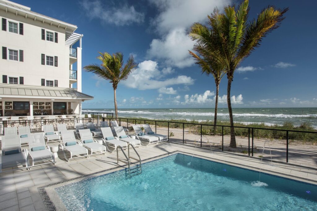 Oceanfront pool hutchinson shores resort