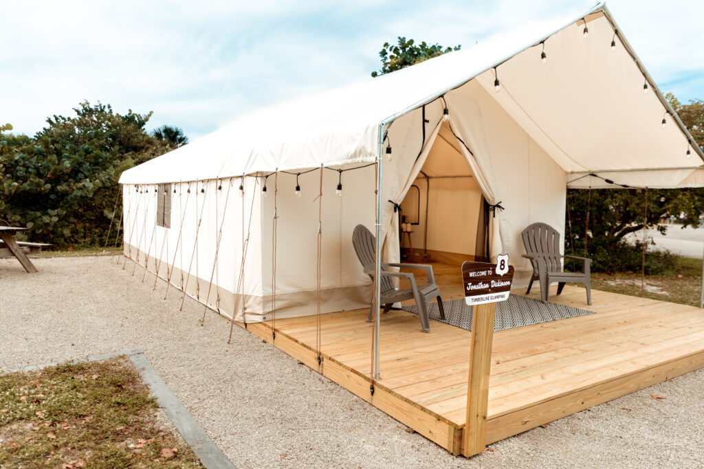 Discover Florida glamping at Timberline Glamping in the heart of Jonathan Dickinson State Park