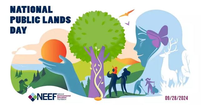 National Public Lands Day Graphic