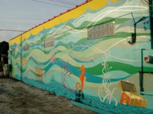 Flash Beach Grille Hobe Sound Florida Murals