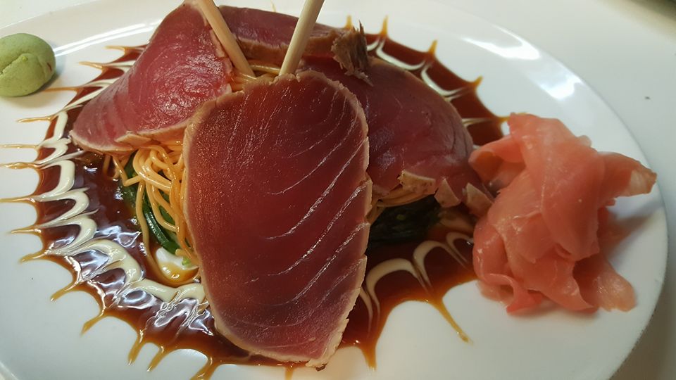 Fresh fish, seafood, dinner