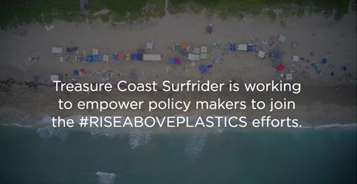 rise above plastics banner