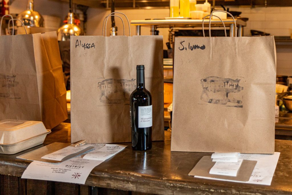 District Table Takeout Orders