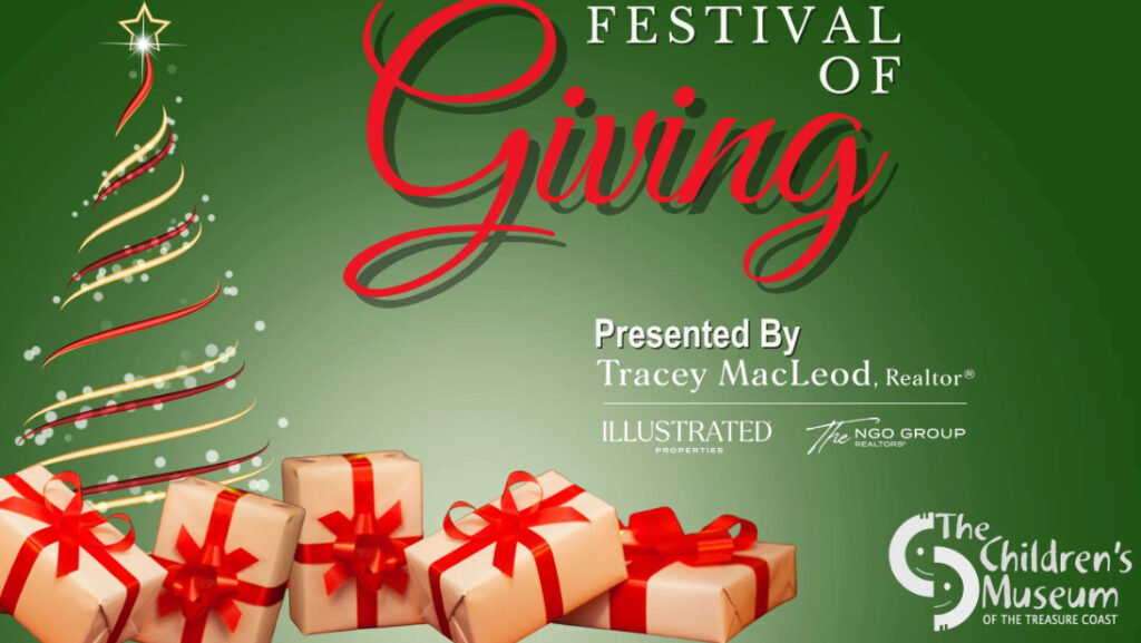 Banner for the Festival of Giving.