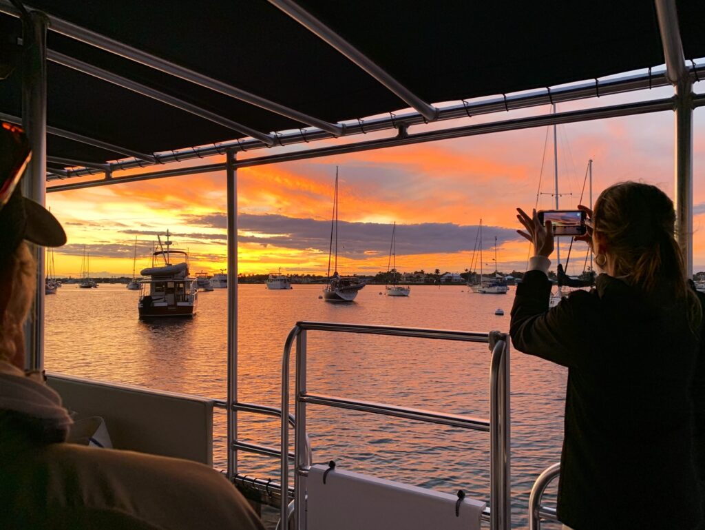 Sunset cruise with Treasure Coast River Adventures