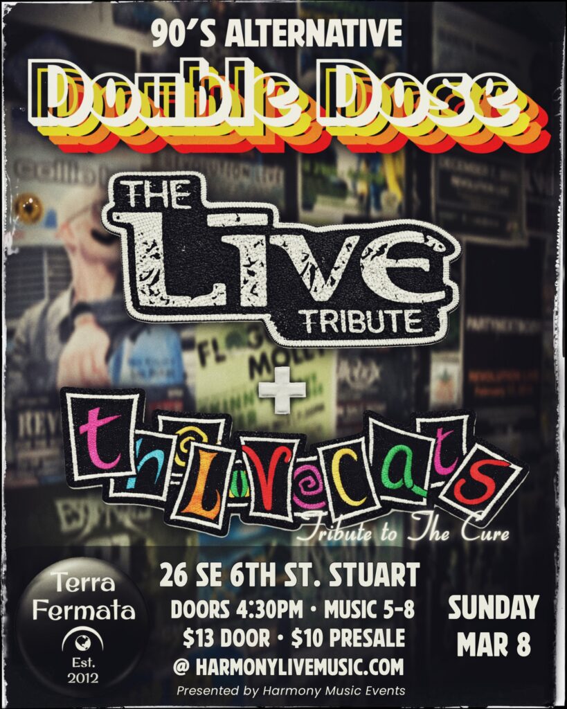 ‘The Cure’ & ‘Live’ – Double Dose of 90’s Alternative Rock! 2 Tribute Bands, 1 Great Concert! event image