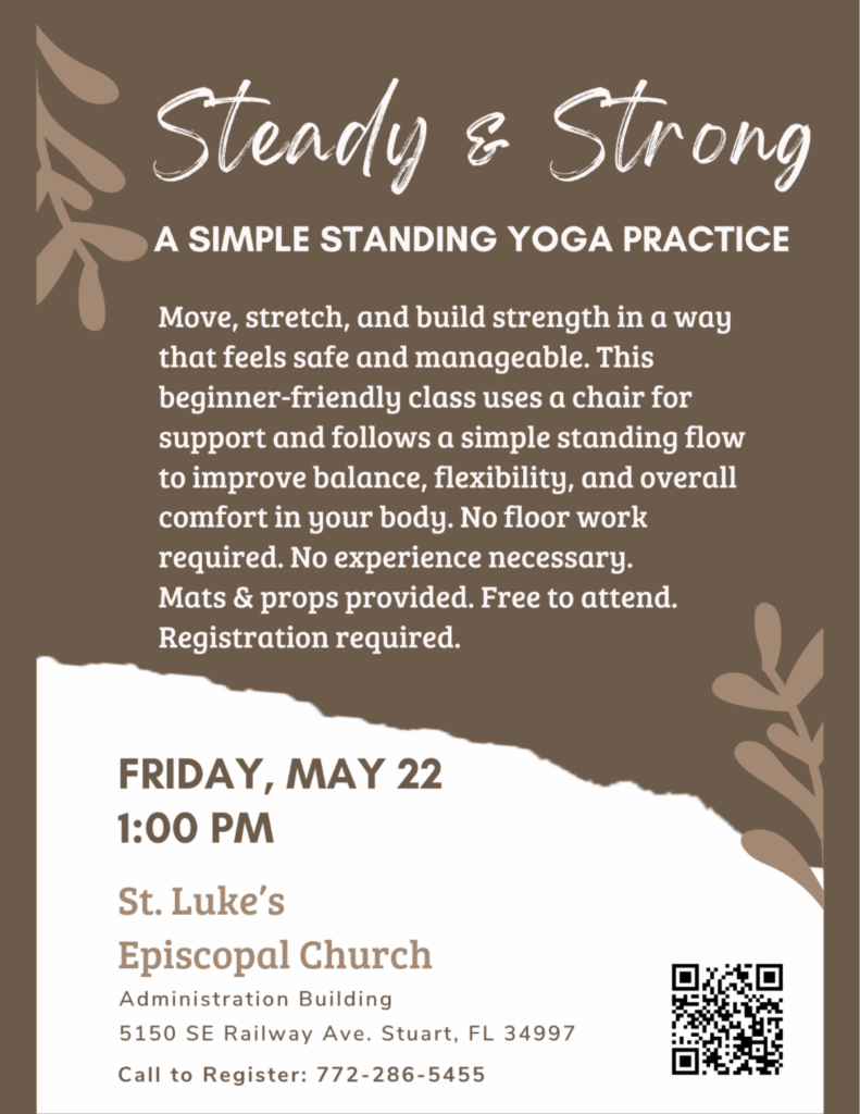 “Steady & Strong” Yoga event image
