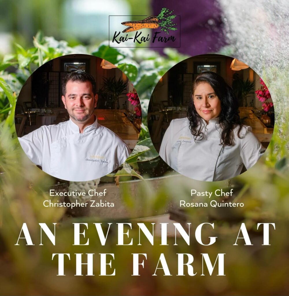 Kai-Kai Farm Dinner with Wine Tasting by Executive Chef Christopher Zabita and Pastry Chef Rosana Quintero from Cafe Boulud event image