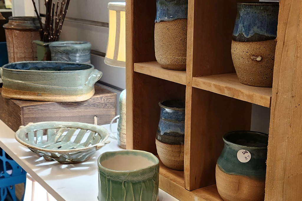 clay goods at Elliott gift shop
