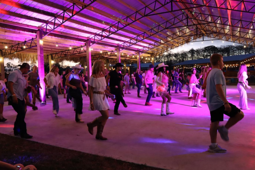 Line dance at Hobe Sound Farms