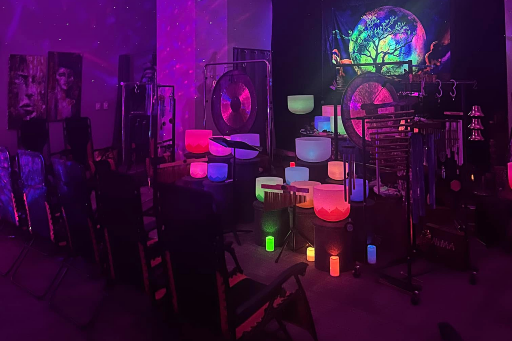 Tune Up Tuesday sound healing with crystal bowls