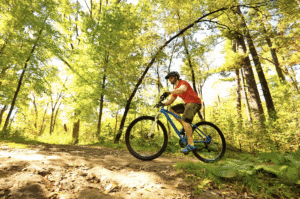 biking