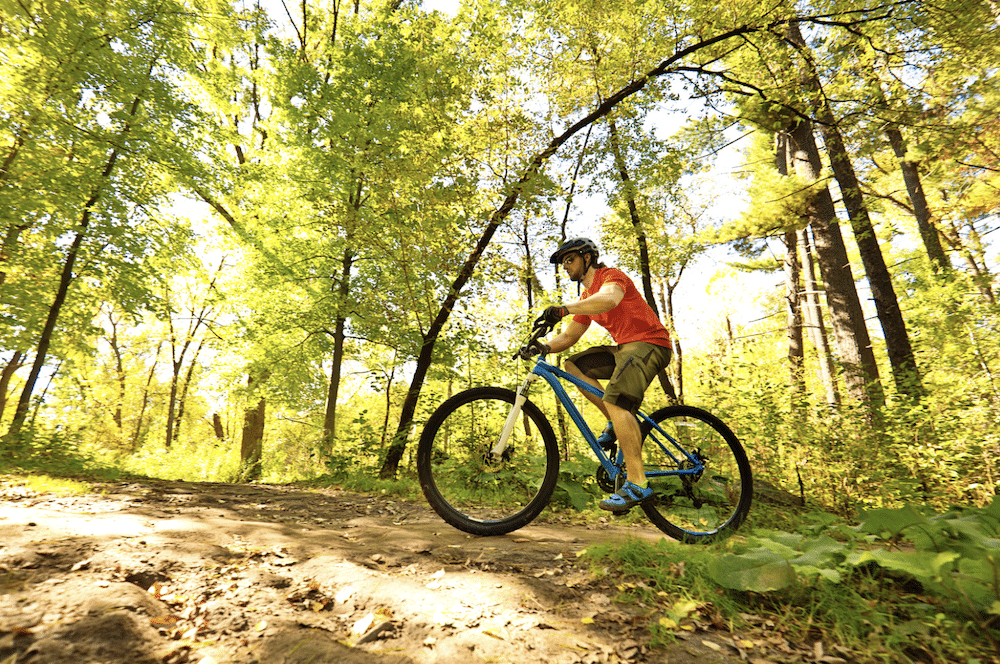 biking