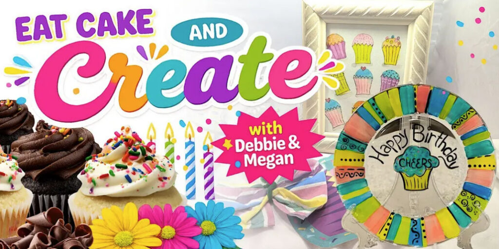 Eat Cake and Create Flyer