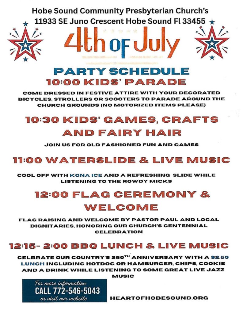 Hobe Sound Community Fourth of July BBQ event image