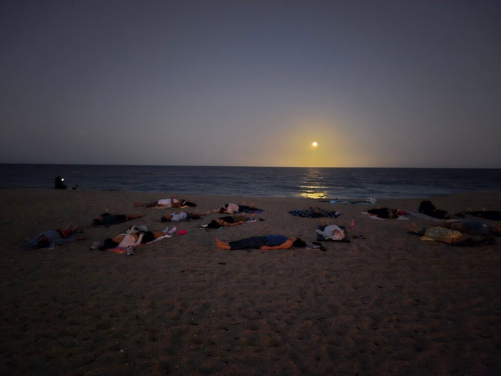 Full Moon Beach Yoga event image