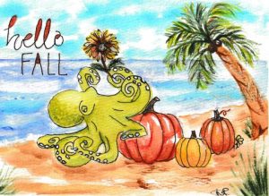 Octopus on the Beach Fall