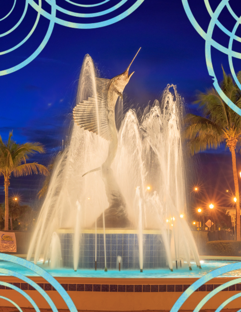 Sailfish Fountain - Downtown Stuart