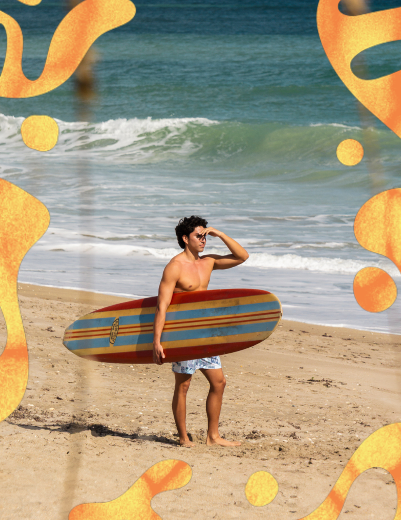 surfer at beach